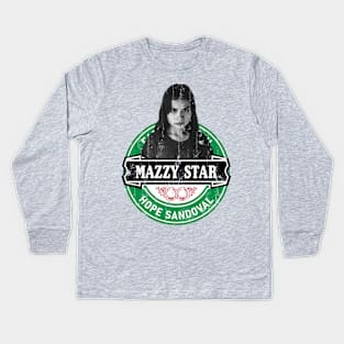 Retro Vintage Aesthetic HQ - Mazzy Star Kids Long Sleeve T-Shirt